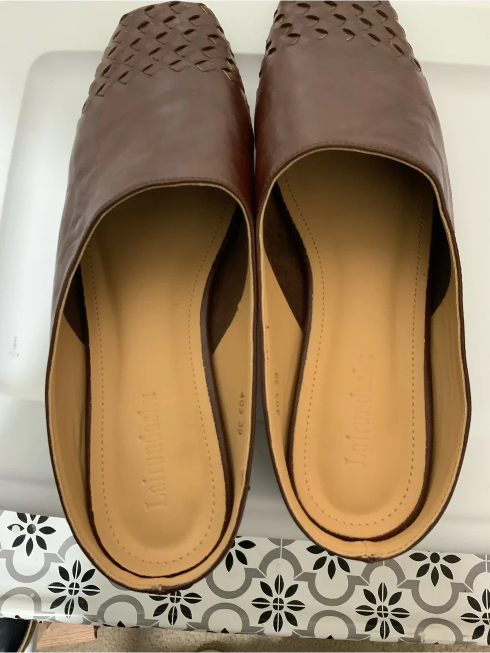 NWOT Women’s Genuine Leather Mules – Chic Slip-On Loafers